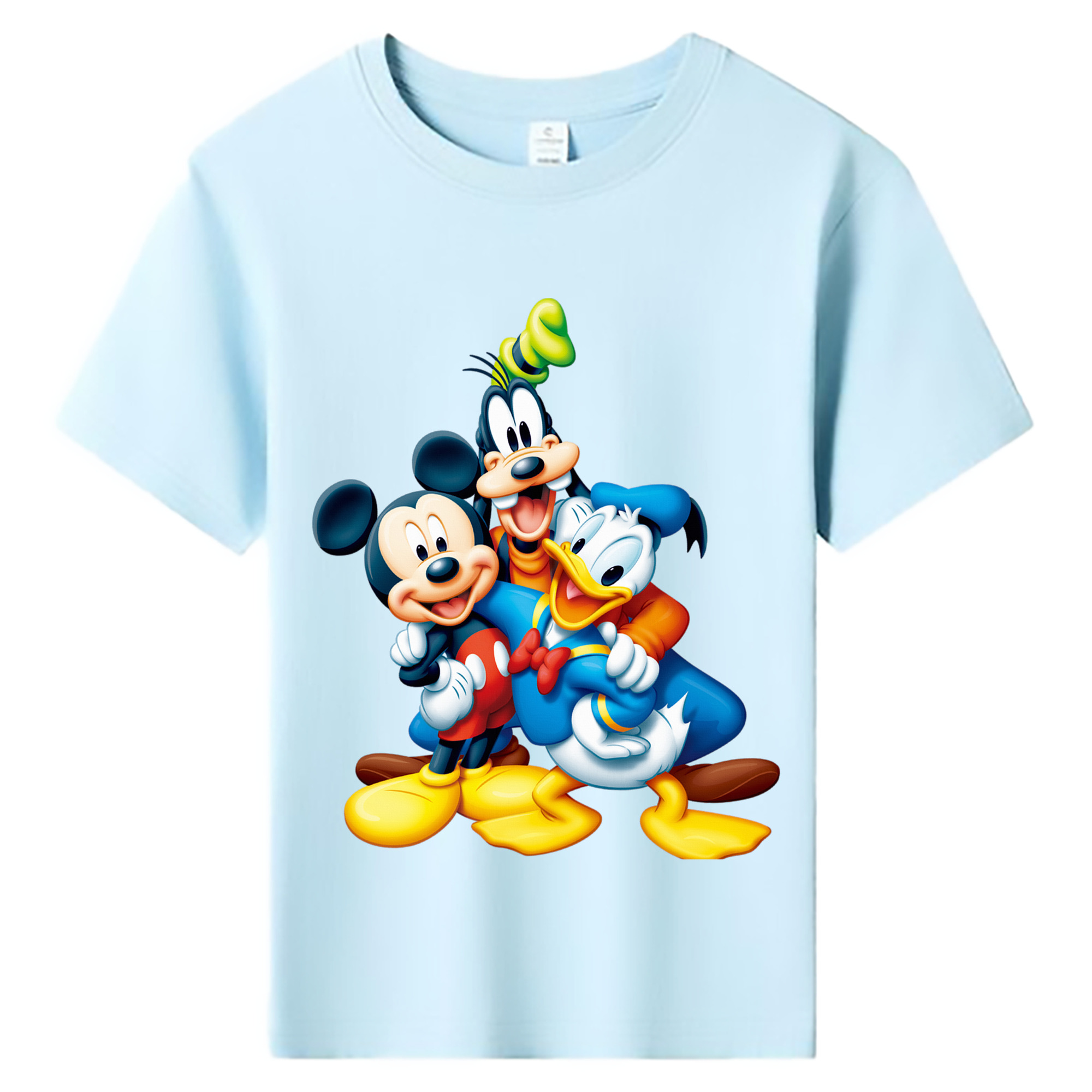 ミッキーマウス Mickey Mouse 綿100％キッズTシャツ（フロントプリント）